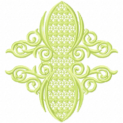 Flowers And Tree Embroidery Design 10